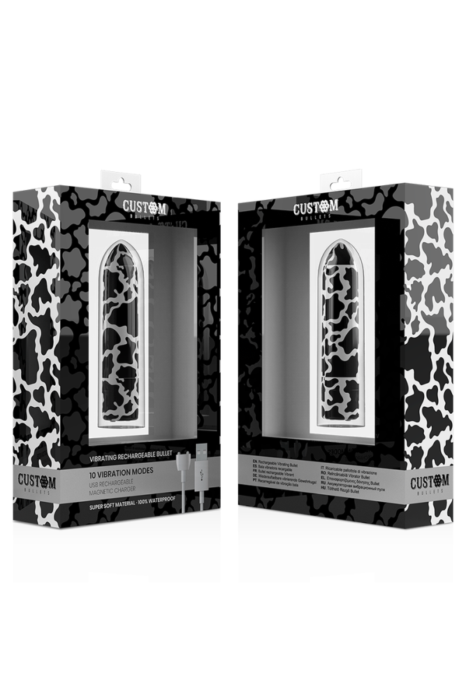 CUSTOM BULLETS - BULLET RICARICABILI MUCCA 10 INTENSITÀ