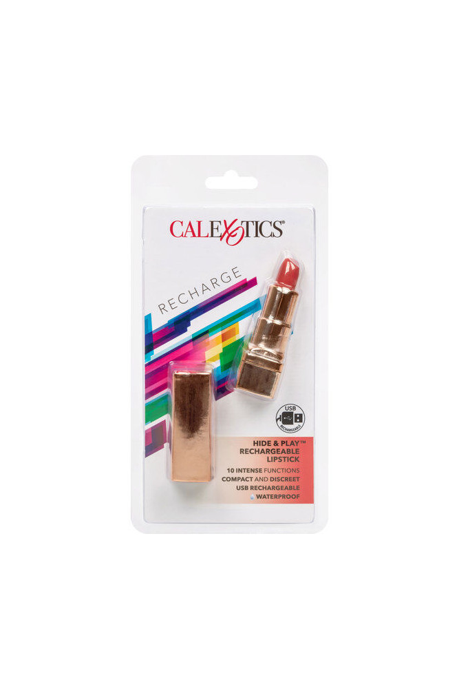 CALEXOTICS - BALA ROSSETTO RICARICABILE HIDE & PLAY ROSSO