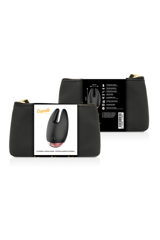 COQUETTE CHIC DESIRE - STIMOLATORE CLITORIALE NERO/ORO