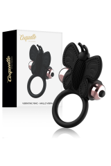 COQUETTE CHIC DESIRE - ANELLO CAZZO FARFALLA CON VIBRATORE NERO/ORO