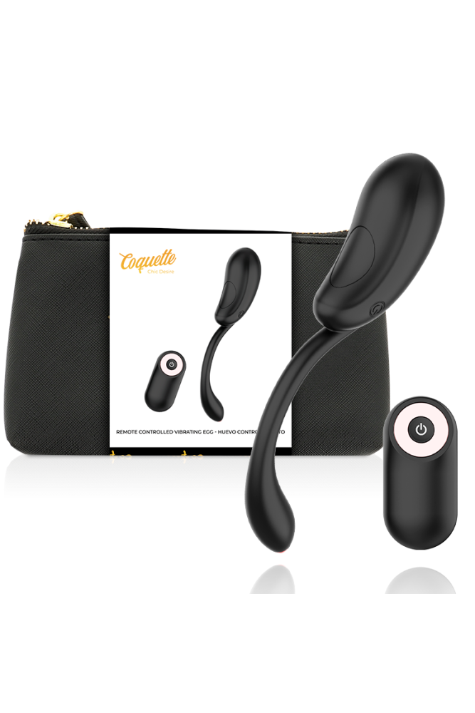 COQUETTE CHIC DESIRE - UOVO VIBRANTE TELECOMANDO RICARICABILE NERO/ORO