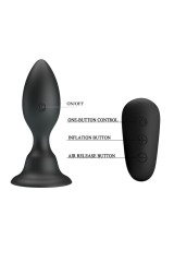 MR PLAY - PLUG ANALE CON TELECOMANDO VIBRAZIONE NERO