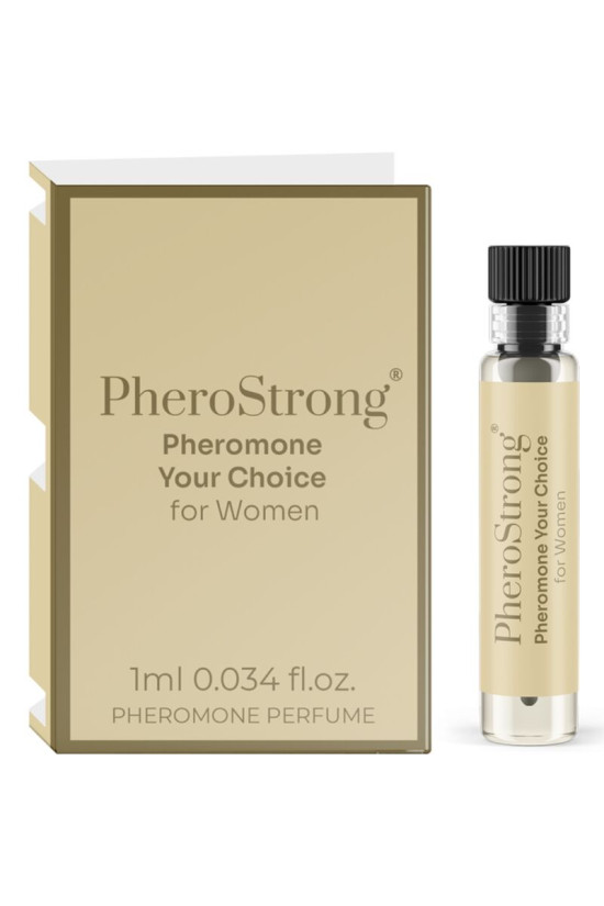 PHEROSTRONG - PROFUMO AI FEROMONI LA TUA SCELTA PER DONNA 1 ML