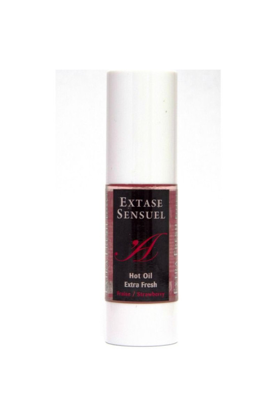 EXTASE SENSUAL - OLIO DA MASSAGGIO CON EFFETTO FRAGOLA EXTRA FRESCO 30 ML