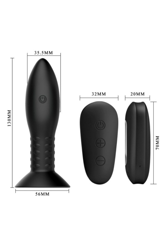 MR PLAY - SPINA CON TELECOMANDO SFERE ROTANTI NERE