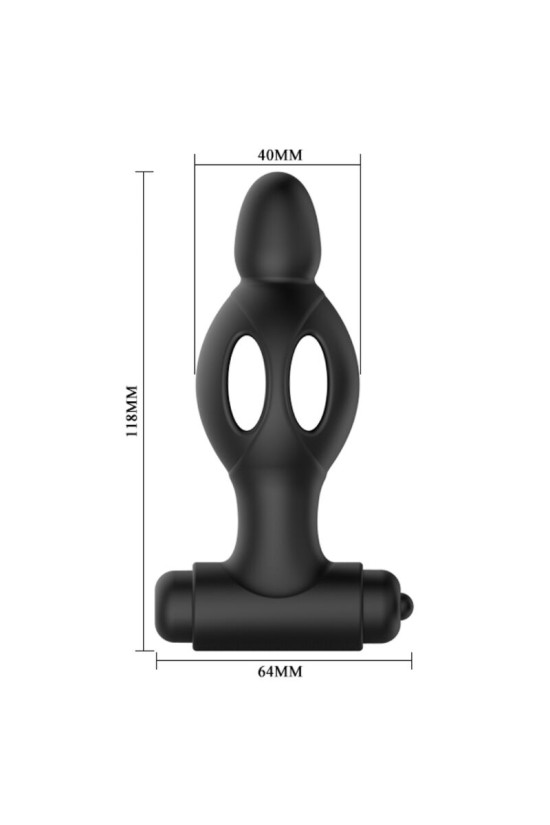 MR PLAY - PLUG ANALE IN SILICONE CON VIBRAZIONE