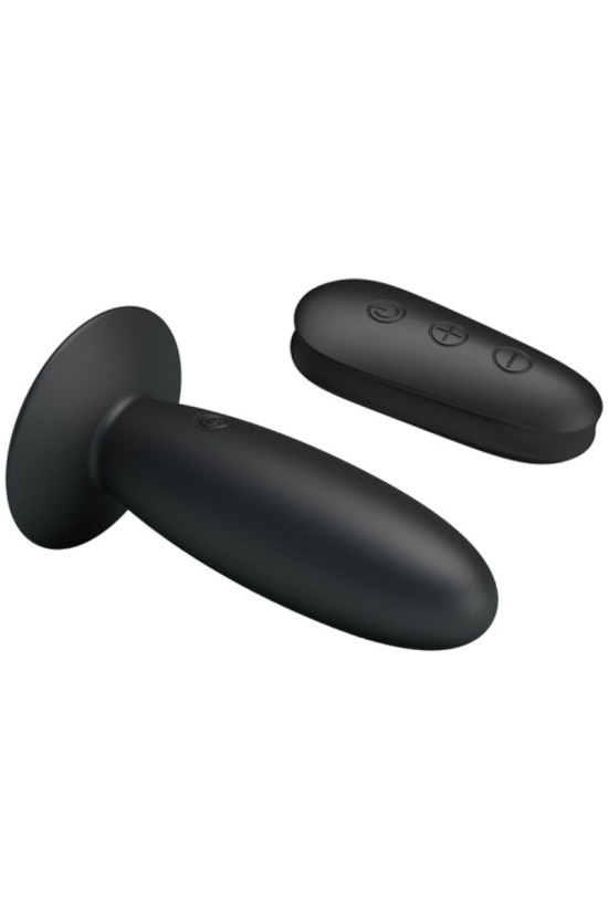 MR PLAY - PLUG ANALE CON TELECOMANDO VIBRAZIONE NERO