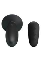 MR PLAY - PLUG ANALE CON TELECOMANDO VIBRAZIONE NERO
