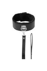 DARKNESS - COLLANA FODERATA CON CATENA IN TITANIO