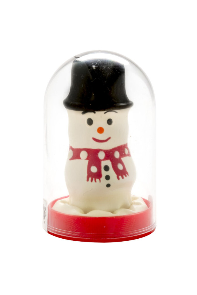 CONDOMERIE - PRESERVATIVI NOVITÀ DIPINTI A MANO PUPAZZO DI NEVE