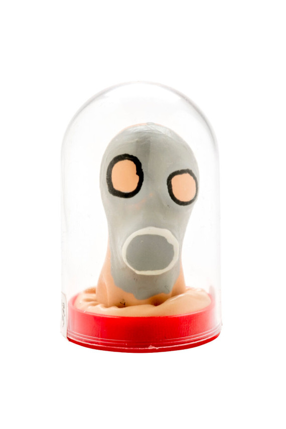 CONDOMERIE - PRESERVATIVI NOVITÀ DIPINTI A MANO MASCHERA ANTIGAS
