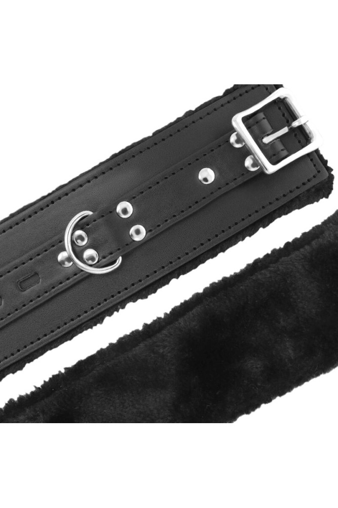 DARKNESS - MANETTE BDSM RIVESTITE NERE