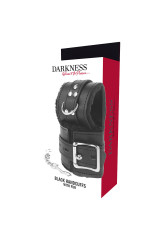 DARKNESS - MANETTE BDSM RIVESTITE NERE