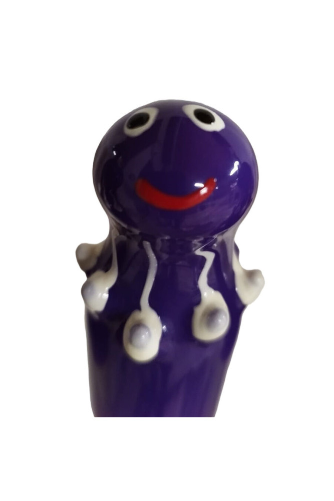 CONDOMERIE - PRESERVATIVI NOVITÀ DIPINTI A MANO POLPO VIOLA