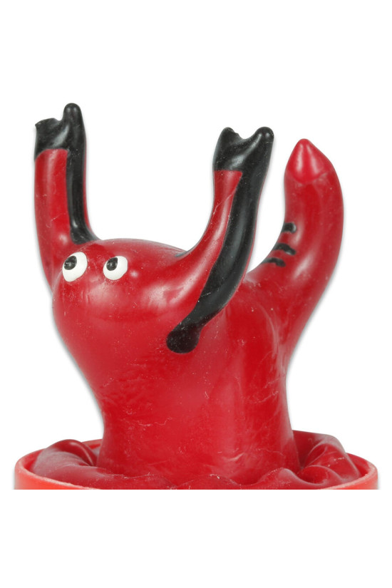 CONDOMERIE - PRESERVATIVI NOVITÀ DIPINTI A MANO SCORPIONE ROSSO