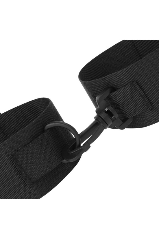 DARKNESS - POLSINI ALLA CAVIGLIA IN NYLON NERO