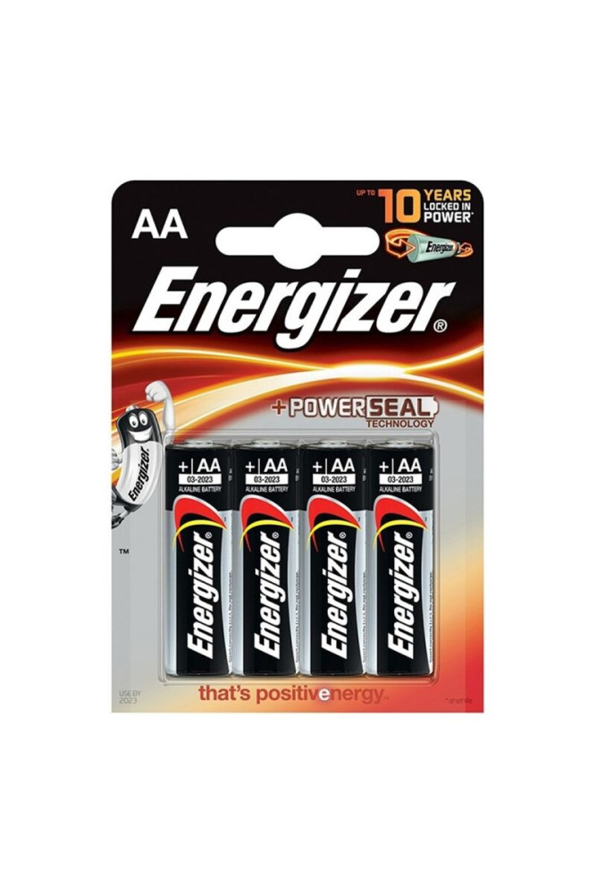 ENERGIZER - BATTERIA ALCALINA AA LR6 *4