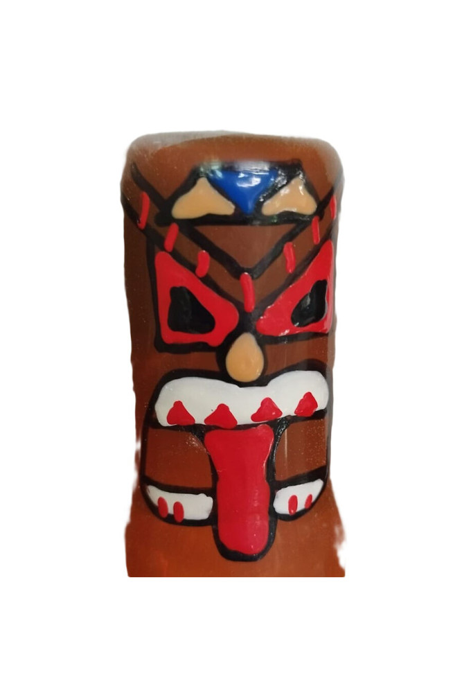 CONDOMERIE - PRESERVATIVI NOVITÀ DIPINTI A MANO TIKI TOTEM-01