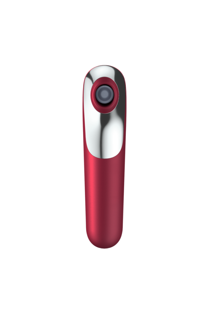SATISFYER - VIBRATORE E VENTOSA DUAL LOVE CON ARIA PULSATA ROSSO
