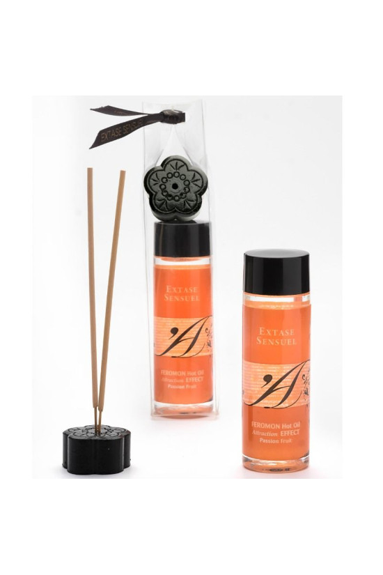 EXTASE SENSUAL - OLIO DA MASSAGGIO EFFETTO CALORE AI FEROMONI DEL FRUTTO DELLA PASSIONE 100 ML