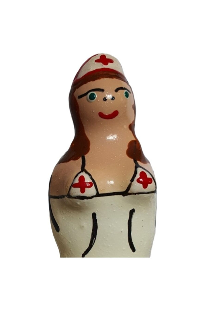 CONDOMERIE - PRESERVATIVI NOVITÀ DIPINTI A MANO INFERMIERA MORENA