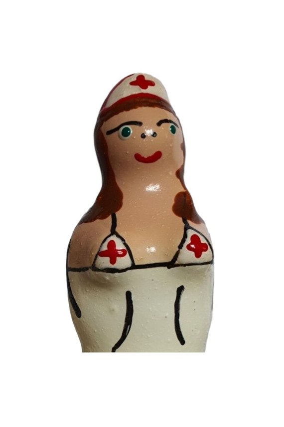 CONDOMERIE - PRESERVATIVI NOVITÀ DIPINTI A MANO INFERMIERA MORENA