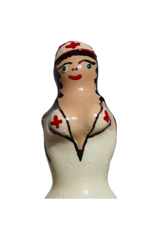 CONDOMERIE - PRESERVATIVI NOVITÀ DIPINTI A MANO INFERMIERA BIONDA