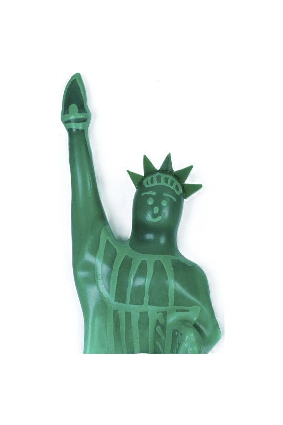 CONDOMERIE - PRESERVATIVI NOVITÀ DIPINTI A MANO MODELLO STATUA DELLA LIBERTÀ XL