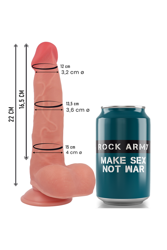ROCKARMY - SILICONE LIQUIDO RANGER 22 CM -O- 3.6 CM