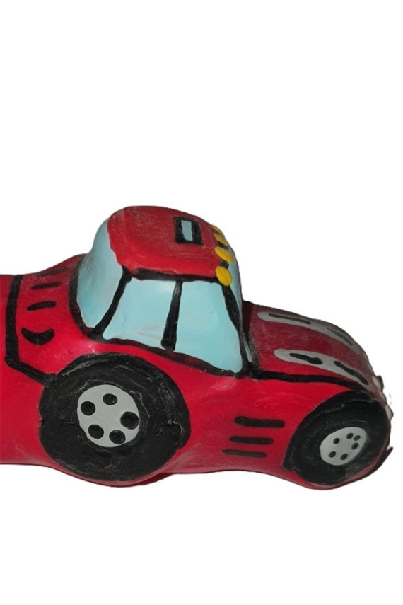 CONDOMERIE - PRESERVATIVI NOVITÀ DIPINTI A MANO TRATTORE ROSSO XL