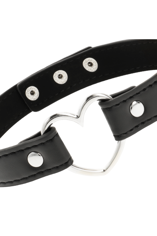 COQUETTE CHIC DESIRE - COLLANA IN PELLE VEGANA ACCESSORIO CUORE DONNA