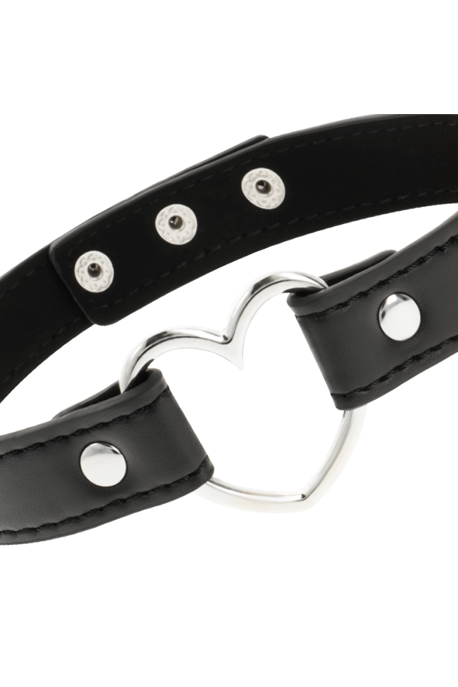 COQUETTE CHIC DESIRE - COLLANA IN PELLE VEGANA ACCESSORIO CUORE DONNA