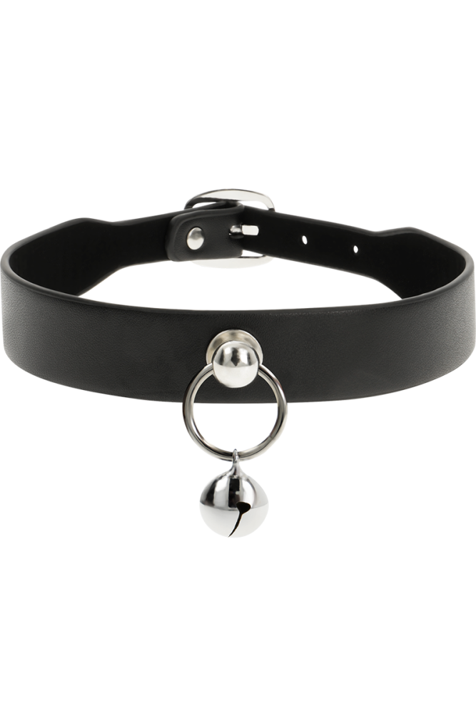 COQUETTE CHIC DESIRE - COLLANA IN PELLE VEGANA ACCESSORIO DONNA SONAGLIO/CERCHIO