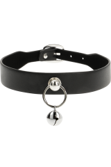 COQUETTE CHIC DESIRE - COLLANA IN PELLE VEGANA ACCESSORIO DONNA SONAGLIO/CERCHIO