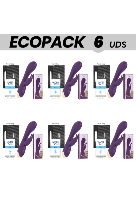 ECOPACK 6 UNIT - TREASURE LAURENCE RABBIT VIBRATOR COMPATIBLE CON WATCHME WIRELESS TECHNOLOGY