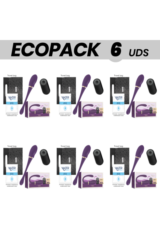 ECOPACK 6 UNIT - TREASURE MERLIN DOUBLE COUPLE VIBRATOR CONTROL REMOTO