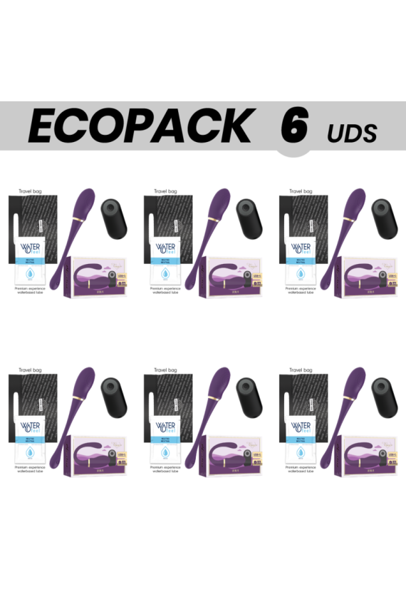 ECOPACK 6 UNIT - TREASURE MERLIN DOUBLE COUPLE VIBRATOR CONTROL REMOTO