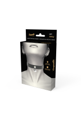 COQUETTE CHIC DESIRE - COLLANA IN PELLE VEGANA ACCESSORIO DONNA CON SONAGLIO