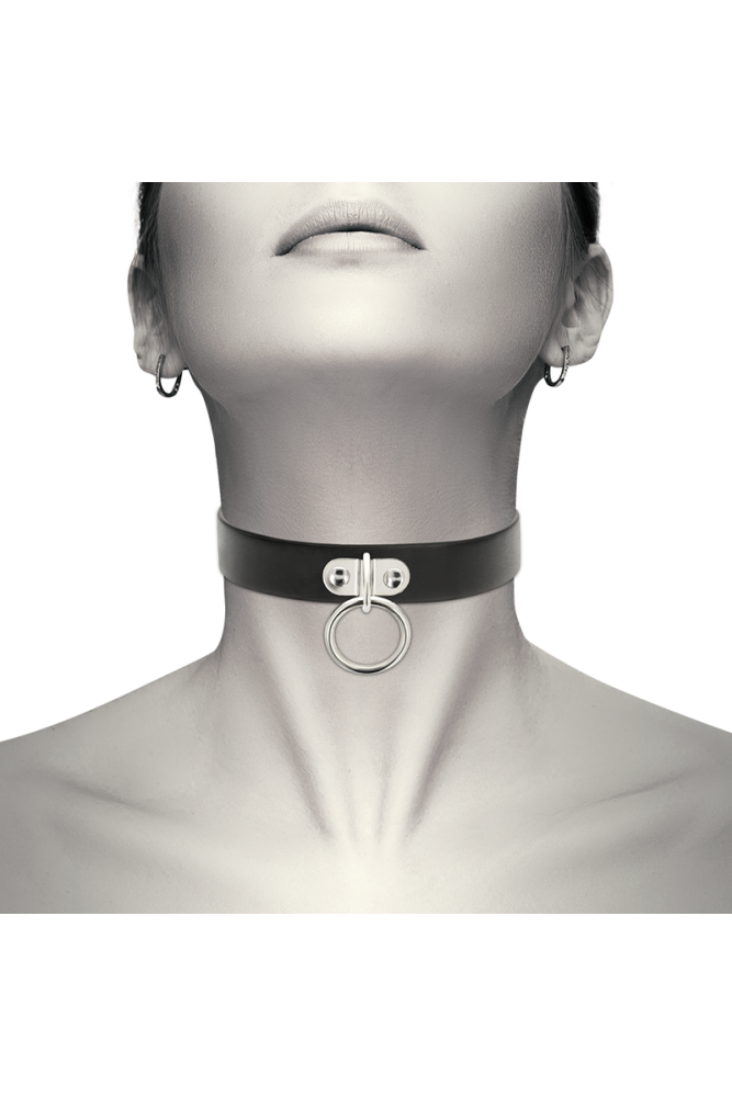 COQUETTE CHIC DESIRE - COLLANA IN PELLE VEGANA ACCESSORIO FETISH DONNA