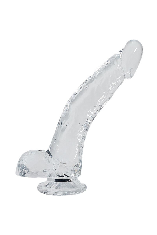 ALIVE - PENE REALISTICO STALLONE TRASPARENTE 22 CM