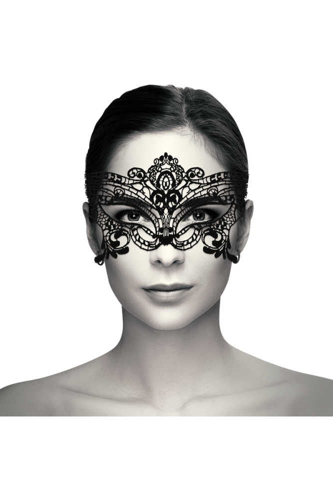 COQUETTE CHIC DESIRE - MASCHERA AMPIA IN PIZZO NERO