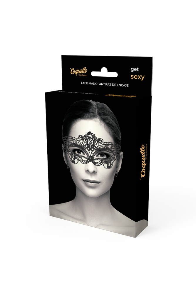 COQUETTE CHIC DESIRE - MASCHERA IN FINE PIZZO NERO