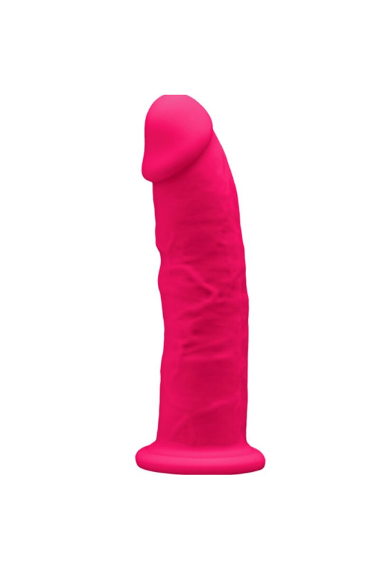 SILEXD - MODELLO 2 PENE REALISTICO PREMIUM SILEXPAN SILICONE FUCSIA 15 CM