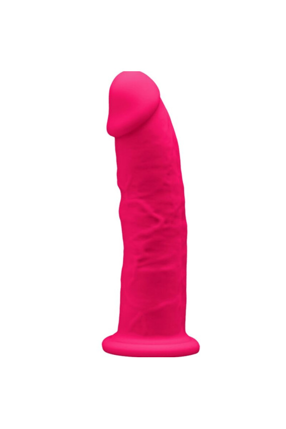 SILEXD - MODELLO 2 PENE REALISTICO PREMIUM SILEXPAN SILICONE FUCSIA 15 CM