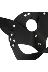 COQUETTE CHIC DESIRE - MASCHERA VEGANA IN PELLE CON ORECCHIE DI GATTO