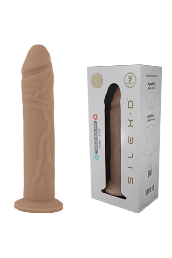 SILEXD - MODELLO PENE REALISTICO 9 SILICONE LIQUIDO 22