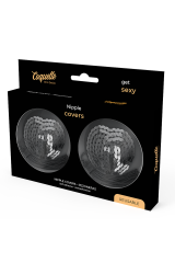 COQUETTE CHIC DESIRE - COPRI CAPEZZOLI NERI CON PAILLETTES