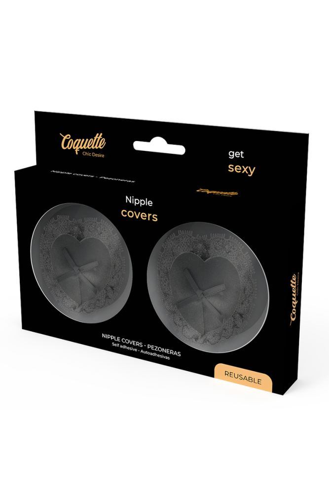 COQUETTE CHIC DESIRE - COPRI CAPEzzoli IN PIZZO NERO