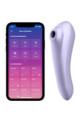SATISFYER - VIBRATORE DUAL PLEASURE AIR PULSE MAUVE