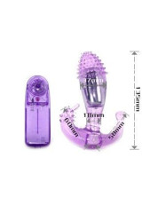 BAILE - STIMOLATORE VAGINALE E ANALE LILLA CON VIBRAZIONE